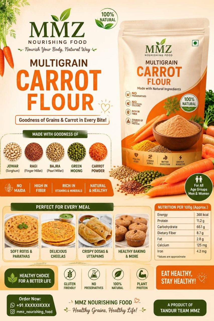 Multigrain Carrot Flour product information